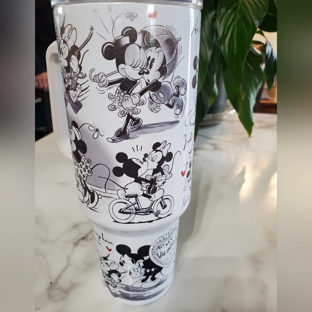 Mickey & Minnie Mouse Life is Better with you by my side 40oz Traveler Tumbler